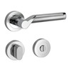 Design Lightning Handle Set Quick Assembly Screw Rosette Look Fixed