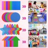 30x Carpet Markers Multi-Color Spot Markers Sit Dot Circle for