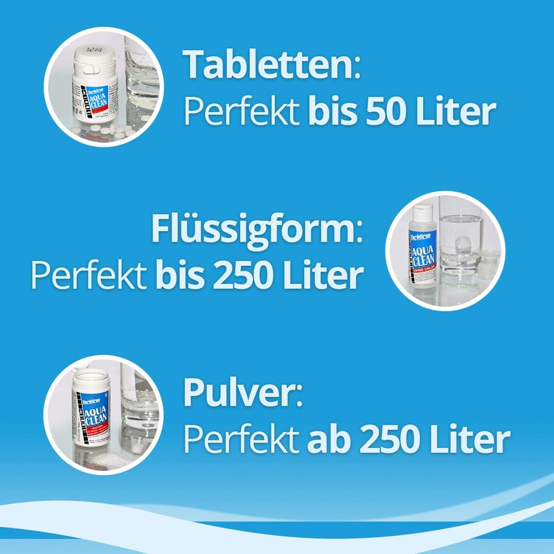 YACHTICON Aqua Clean AC 1000 quick mit Chlor 100ml für