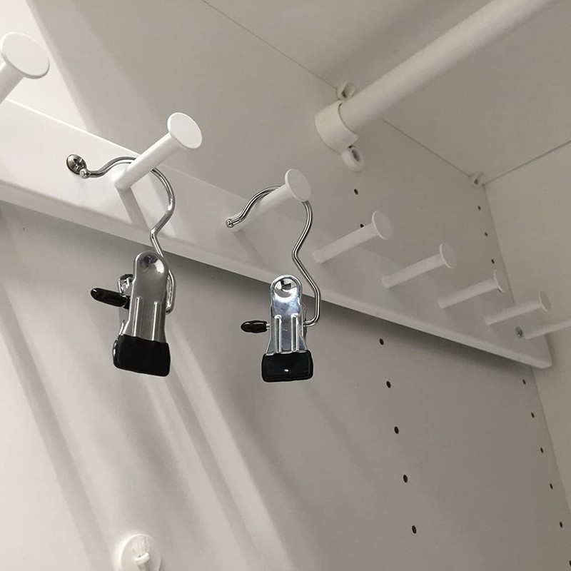 RANJOVER 30PCS Legging Organizer for Closet Pants Hangers Space Saving