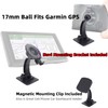 iSaddle 17mm Sticky Adhesive Mount Holder for Garmin GPS &