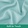 Biscaynebay Outdoor Tablecloth Textured Fabric 60x60 Inch Rectangular, Aqua Blue