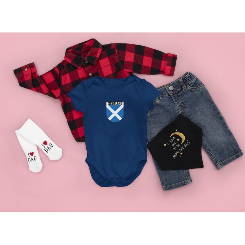 Super Lemon Scottish baby grow Football Rugby Badge Welsh Gifts