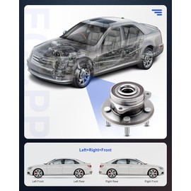 ECCPP Replacement For Wheel Bearing and Hub Assembly For Dodge For Durango For Jeep Grand For Cherokee Wheel Hub Bearing (513324x1)