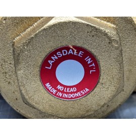LANSDALE 1 1/2" Brass Swing Check Valve