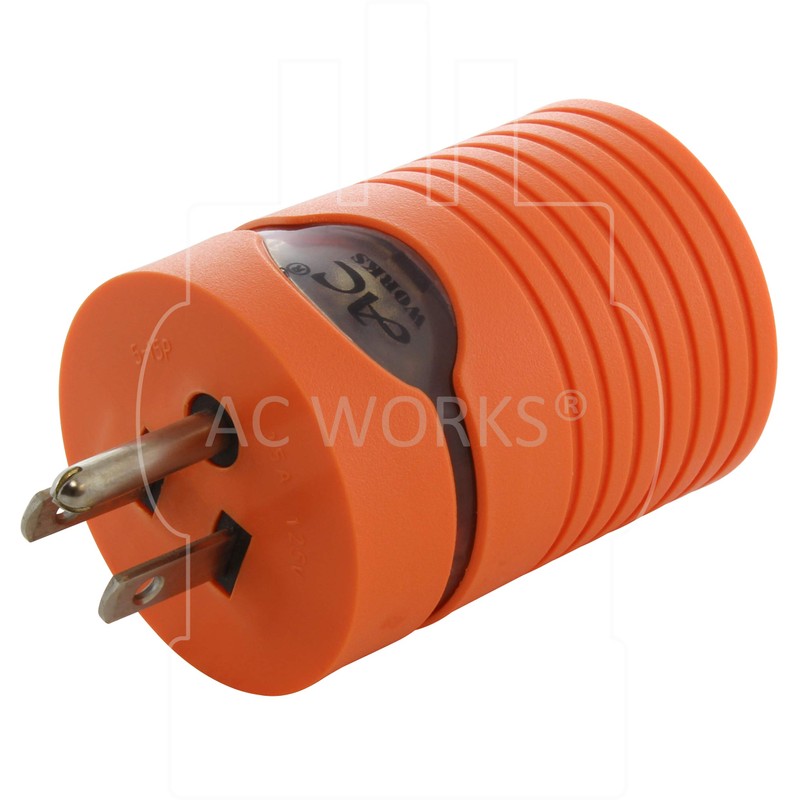 AC WORKS Generator to Transfer Switch L14-30 Inlet Box Adapter