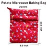 Reusable Microwave Potato Baking Bags, 2 Pack, 10.5 x 8.5