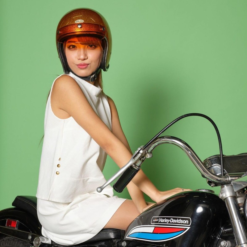 TT&CO. FIRST VISOR Smoke Jet Helmet Full Face Vintage Visor