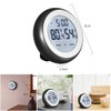 LAFEINA Digital Thermometer Hygrometer Clock, Temperature Humidity Monitor Alarm Clock