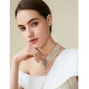 BABEYOND - Collar de perlas Gatsby de los años 20,