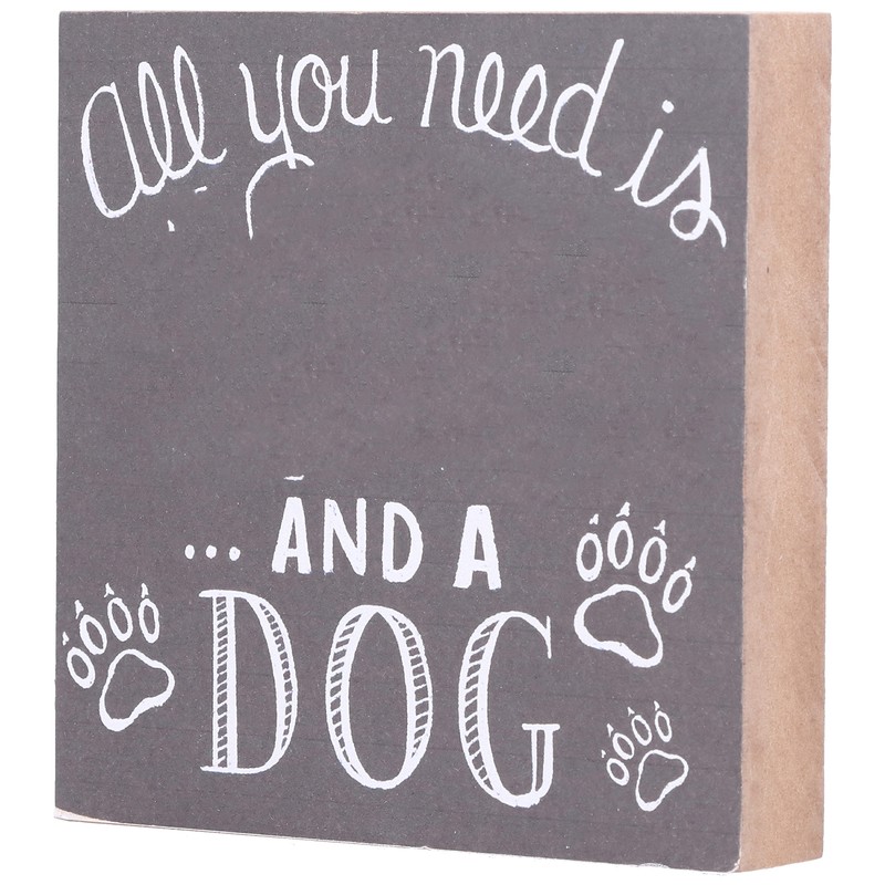 3Pcs Wooden Box Sign Pet Lovedog Letter DIY Wood Crafts