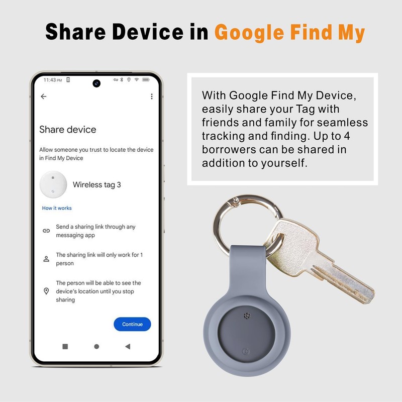 2026 Upgraded Android Air Tracker 4 Pack, Bluetooth Tracker for