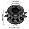 Hycline Single Speed Bicycle Freewheel 12T, Bike Freewheel - BLACK