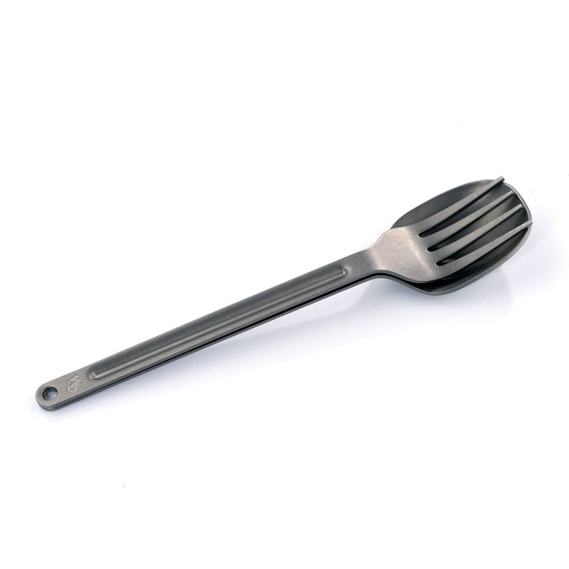 WOLF GRIZZLY Titanium Cutlery, Lightweight Fork and Spoon, Cutlery Set