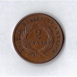 1864-1868 Two Cent Piece G/VG