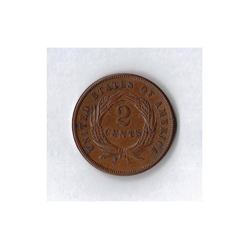 1864-1868 Two Cent Piece G/VG