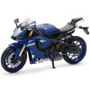 DCD Yamaha YZF-R1 Diecast Model 1/12 Scale Blue Motorcycle New