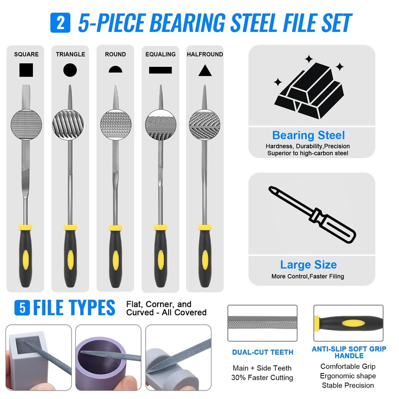 68Pcs 3D Printer Tools Kit with Storage Case, 3D Printer