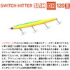 DAIWA Moissanite Switch Hitter Slim DH120S Plug Matte Lime Chart