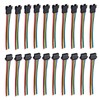 sourcing map Male to Female 5Pin Breadboard Jumper Wire 2.54mm