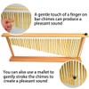 ENNBOM 40-Note Bar Chime Table Top Wind Chime Metal Bars