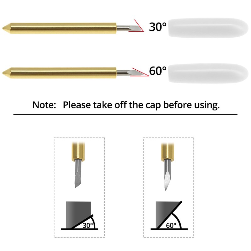 QWORK® Fine Cut Blade and Housing Replacement Blades Compatible with