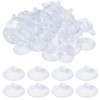 AccEncy Suction Cup 1'' Glass Suction Pads Clear PVC Sucker