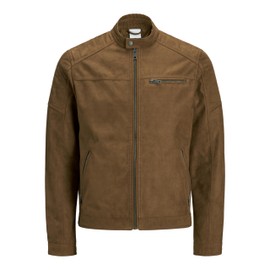 JACK & JONES Jack & Jones Men's Jjerocky Jacket Noos, Cognac, L