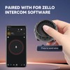 Wireless PTT Button, Bluetooth 5.0 PTT Switch, Works with Zello