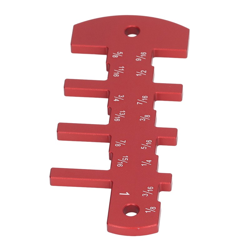 Step Depth Gauge for Table Saw Router Imperial Aluminum Alloy