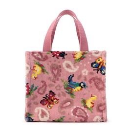 Faylor HPY-257006 Heidi Paisley Square Bag, Pink