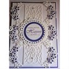 Metal Die Cuts Set Include 4 Different Patterns Round Lace