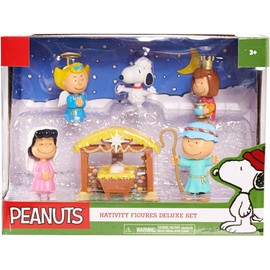 Peanuts Just Play - Juego de Pesebre de Belén de Navidad