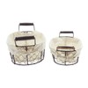 Metal Filling Basket, Set of 2