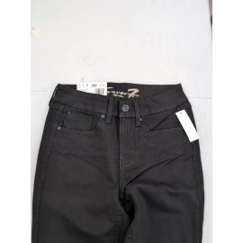Seven7 Ladies Tummyless Jean Size 2 Black A75