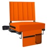 Aliphon Stadium Seat for Bleachers with Back Support and Cushion,