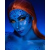 Go Ho Blue Face Paint Cream Water Based Washable Foundation(0.85oz),Blue
