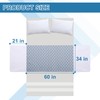 OUTCREATOR® Saddle Style Bed Pad with Tuck-in Sides, 34" x