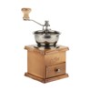 Manual Coffee Bean Grinding Machine Solid Wood and Metal Vintage