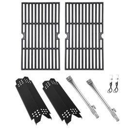 BBQration Replacement Parts Kit for Nexgrill 2-Burner 720-0864 720-0864M, Grill Parts Kit for Megamaster 720-0864MA, Grill Grate Kit for Nexgrill Replacement Parts