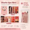 5 En 1 Paleta Sombras, Gloss, Iluminador, Rubor Y Contorno