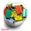 Officemate 31029 Binder Clips, Medium, Pack of 24, Assorted Colors
