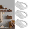 ECSiNG 6pcs 316 Stainless Steel Fender Hook Marine Spring snap-Type