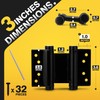 KOLET Double Action Door Hinges, 3 Inches Swinging Door Hinges,