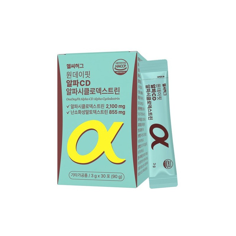 헬씨허그 알파cd 알파시클로덱스트린 다이어트보조제 분말 30포 Healthy Hug Alpha CD