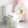 2 Pack Toilet Bolt Covers Decorative,Lovely Ceramic Elephant Cat Shaped