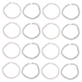 jojofuny 20pcs Doll Eyelashes Strips: 6mm DIY Craft False Lashes for Baby Dolls Decorative DIY Craft Toy Making Accessories Black Brown