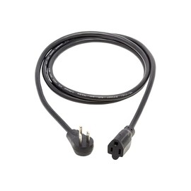 Tripp Lite Power Extension Cord Right-Angle 5-15P to 5-15R 14AWG 15A 6ft (P024-006-15D)