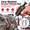 Lubrication Fitting Unclogger for Maintenance – Manual Metal Threaded Service