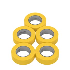 AUPROTEC AUPROTEC 5X Isolierband gelb 15mm x 10m VDE Isoband PVC Elektriker Klebeband DIN EN 60454-3-1